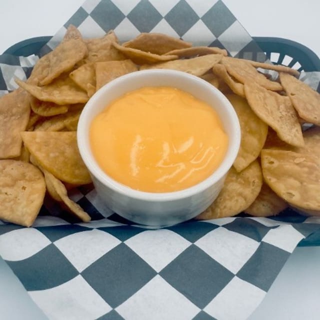Pita Chips and Cheese.
