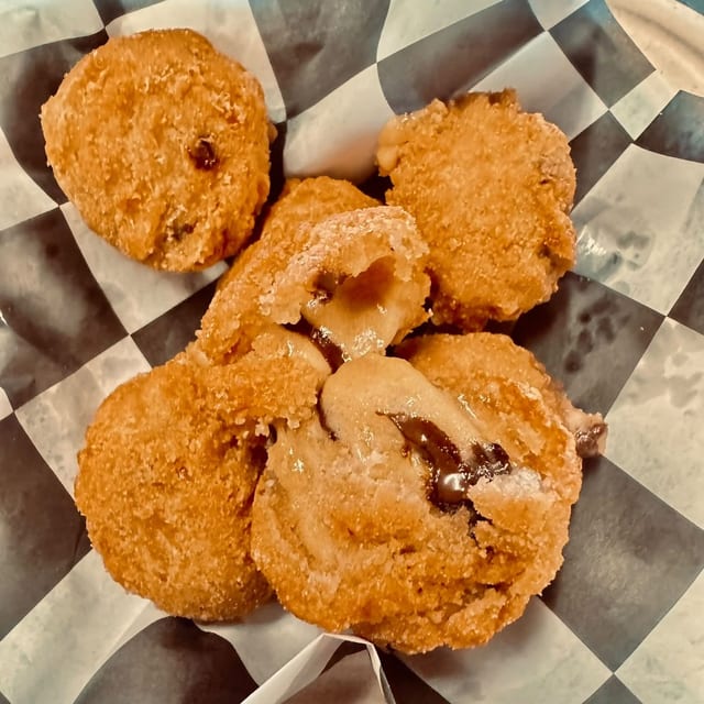 Deep Fried Cookie Dough Bites.